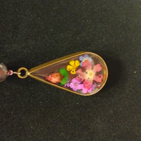 💖(2 for $20)Beaded handmade necklace with amethyst and faceted garnet - Picture 2 of 5